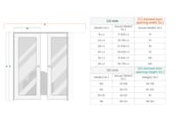 SMART PRO 2H BLACK POLAR WHITE DOUBLE POCKET DOORS BELLDINNI MODERN INTERIOR DOOR - 3