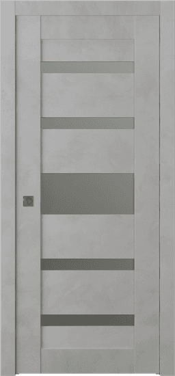 AVON 07-05 VETRO LIGHT URBAN POCKET BELLDINNI MODERN INTERIOR DOOR - 1