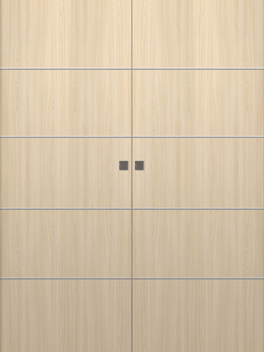 OPTIMA 4H LOIRE ASH DOUBLE MAGIC DOORS BELLDINNI MODERN INTERIOR DOOR