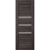 DORA VETRO GRAY OAK SWING BELLDINNI MODERN INTERIOR DOOR - 3