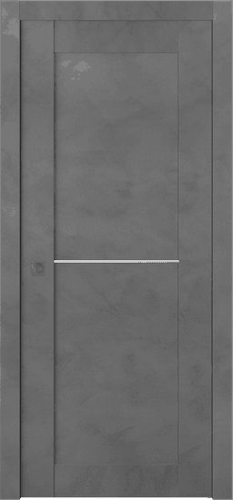 AVON 07 1H DARK URBAN POCKET BELLDINNI MODERN INTERIOR DOOR - 1
