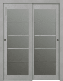 AVON 5 LITE VETRO LIGHT URBAN BYPASS BELLDINNI MODERN INTERIOR DOOR - 1