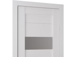 BERTA VETRO SNOW WHITE DOUBLE BELLDINNI MODERN INTERIOR DOOR - 3