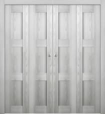 AVON 07 2RN RIBEIRA ASH DOUBLE BI-FOLD BELLDINNI MODERN INTERIOR DOOR - 1