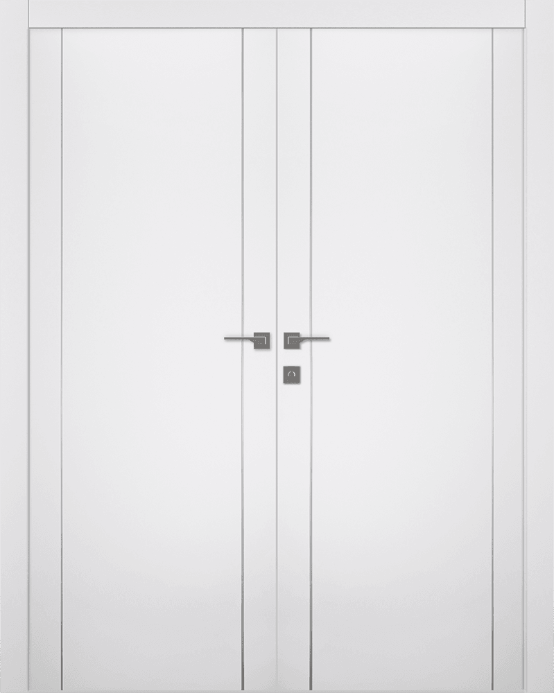 SMART PRO 2U POLAR WHITE DOUBLE POCKET BELLDINNI MODERN INTERIOR DOOR