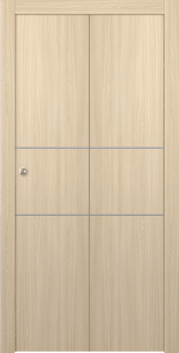 OPTIMA 2H LOIRE ASH BI-FOLD DOORS BELLDINNI MODERN INTERIOR DOOR - 1