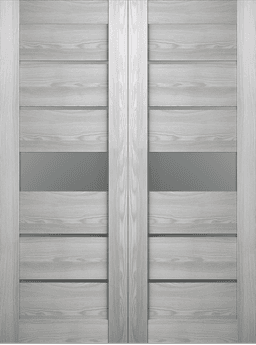 AVON 07-06 VETRO RIBEIRA ASH DOUBLE BARN BELLDINNI MODERN INTERIOR DOOR - 2