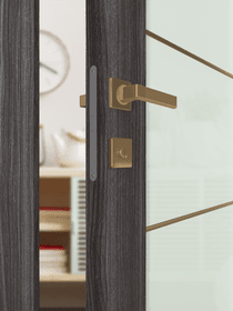 PALLADIO 202 4H GOLD STRIPS VETRO GRAY OAK CLOSET DOORS BELLDINNI MODERN INTERIOR DOOR - 2