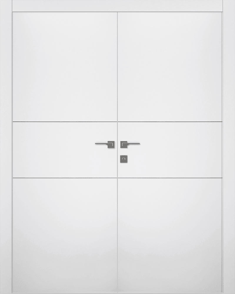 SMART PRO 2H POLAR WHITE DOUBLE BELLDINNI MODERN INTERIOR DOOR