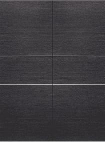 AVANTI 2H BLACK APRICOT DOUBLE MAGIC BELLDINNI MODERN INTERIOR DOOR - 2