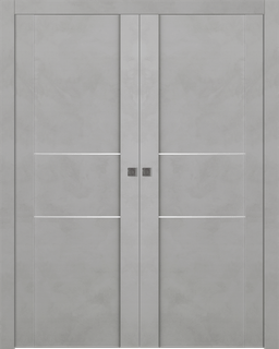 AVON 01 2H LIGHT URBAN DOUBLE POCKET DOORS BELLDINNI MODERN INTERIOR DOOR - 1