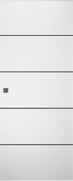 SMART PRO 4H BLACK POLAR WHITE DOUBLE MAGIC DOORS BELLDINNI MODERN INTERIOR DOOR - 1