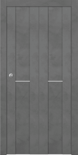 AVON 01 1H DARK URBAN DOUBLE BI-FOLD BELLDINNI MODERN INTERIOR DOOR - 1