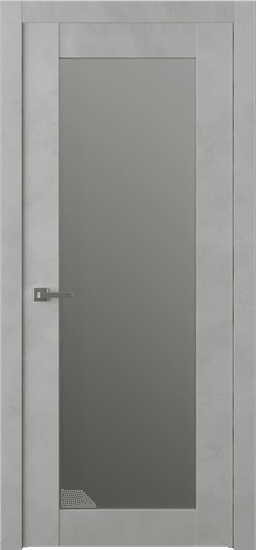 AVON 207 VETRO LIGHT URBAN SWING BELLDINNI MODERN INTERIOR DOOR - 1