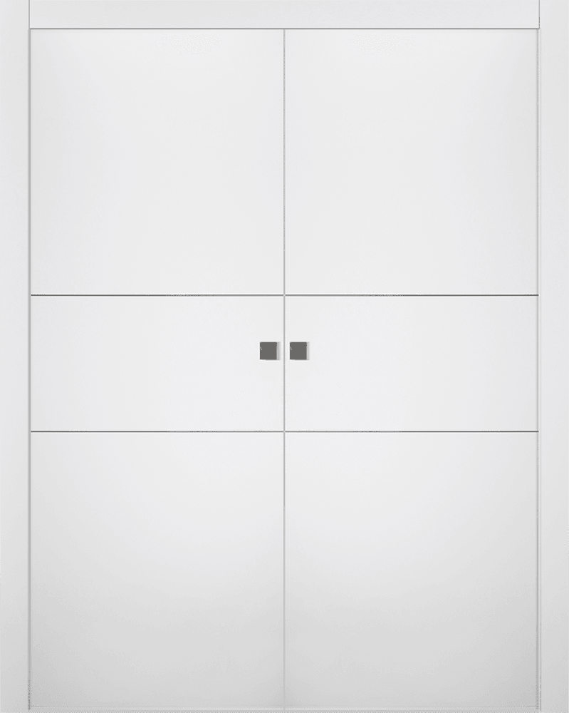 SMART PRO 2H POLAR WHITE DOUBLE POCKET BELLDINNI MODERN INTERIOR DOOR