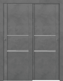 AVON 01 3H DARK URBAN BYPASS DOORS BELLDINNI MODERN INTERIOR DOOR - 1