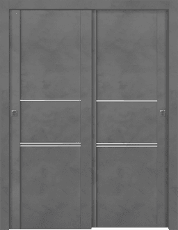 AVON 01 3H DARK URBAN BYPASS DOORS BELLDINNI MODERN INTERIOR DOOR - 1