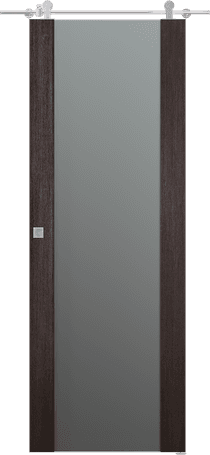 AVON 202 VETRO VERALINGA OAK BARN BELLDINNI MODERN INTERIOR DOOR - 1