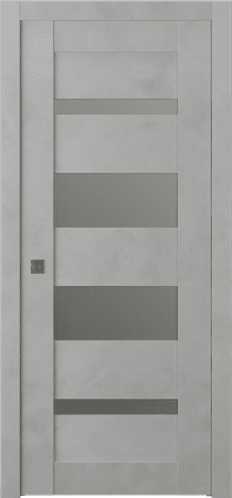 AVON 07-01 VETRO LIGHT URBAN POCKET BELLDINNI MODERN INTERIOR DOOR - 1