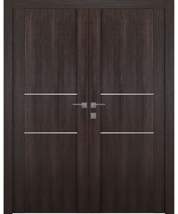 AVON 01 2H VERALINGA OAK DOUBLE BELLDINNI MODERN INTERIOR DOOR - 1