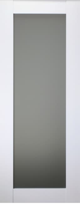 SMART PRO 207 VETRO POLAR WHITE SLAB BELLDINNI MODERN INTERIOR DOOR - 3