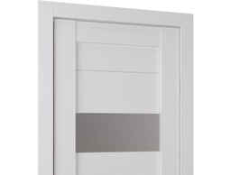 BERTA VETRO SNOW WHITE BI-FOLD BELLDINNI MODERN INTERIOR DOOR - 3