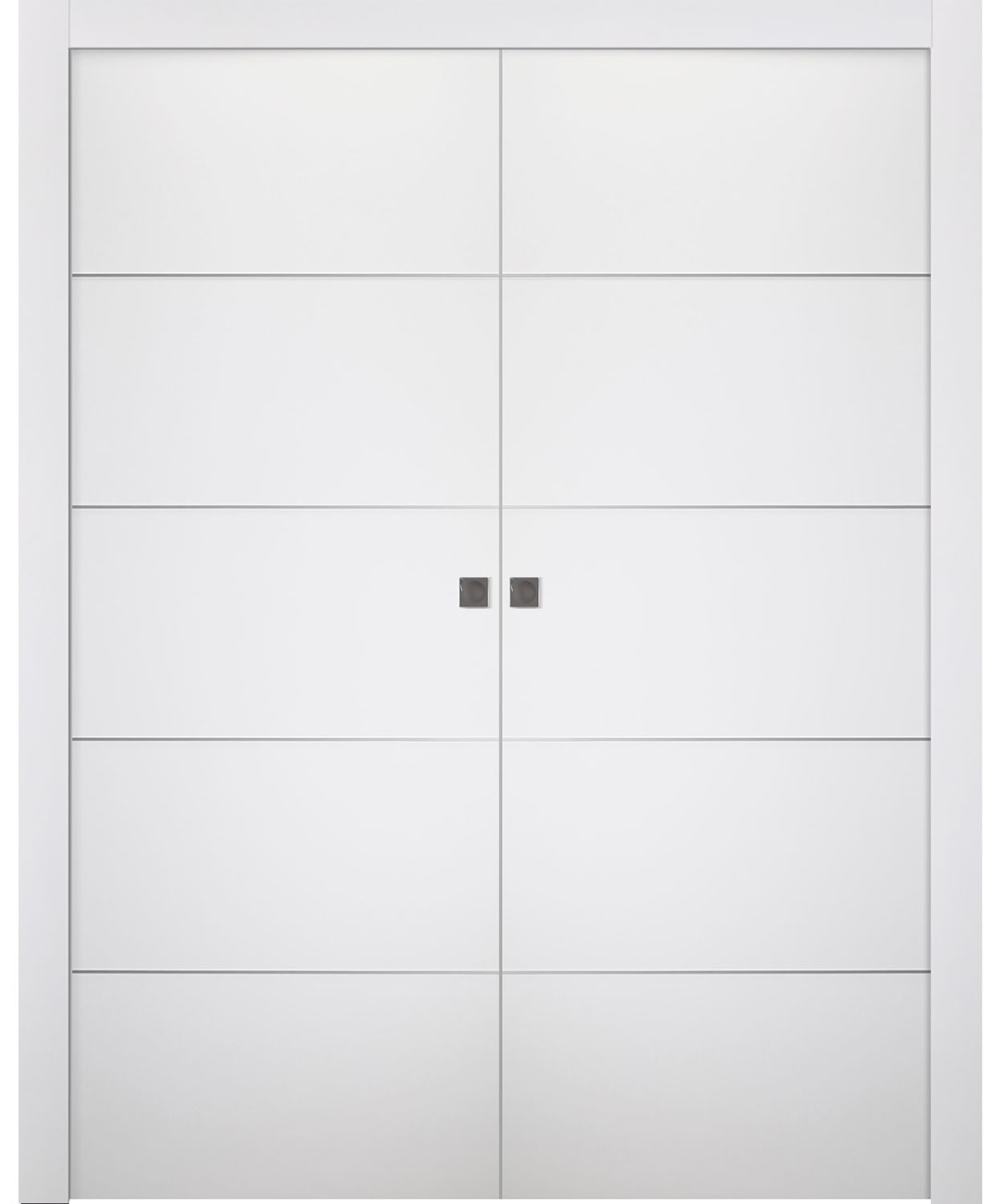 PALLADIO 4H BIANCO NOBLE DOUBLE POCKET BELLDINNI MODERN INTERIOR DOOR