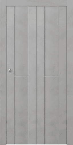 AVON 01 1H LIGHT URBAN DOUBLE BI-FOLD BELLDINNI MODERN INTERIOR DOOR - 1