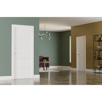 PALLADIO 4H BLACK BIANCO NOBLE SWING DOORS BELLDINNI MODERN INTERIOR DOOR - 4