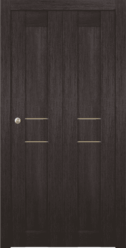 AVON 07 2HN GOLD VERALINGA OAK BI-FOLD BELLDINNI MODERN INTERIOR DOOR - 1