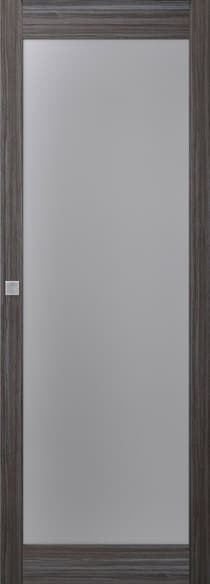 PALLADIO 207 VETRO GRAY OAK MAGIC BELLDINNI MODERN INTERIOR DOOR - 1