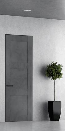 AVON 07 2RN DARK URBAN INVISIBLE METAL FRAME BELLDINNI MODERN INTERIOR DOOR - 1