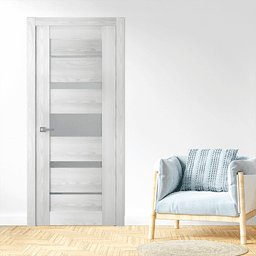 AVON 07-03 VETRO RIBEIRA ASH SWING BELLDINNI MODERN INTERIOR DOOR - 2