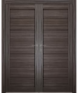 ALDA GRAY OAK DOUBLE BELLDINNI MODERN INTERIOR DOOR - 1