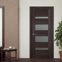 AVON 07-01 VETRO VERALINGA OAK SWING BELLDINNI MODERN INTERIOR DOOR - 2