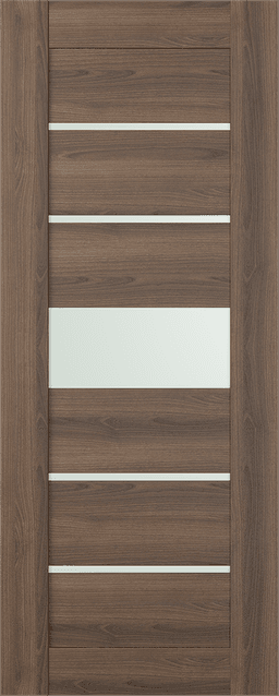 AVON 07-06 VETRO PECAN NUTWOOD BYPASS DOORS BELLDINNI MODERN INTERIOR DOOR - 2