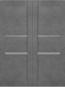 AVON 07 3H DARK URBAN DOUBLE BI-FOLD BELLDINNI MODERN INTERIOR DOOR - 3