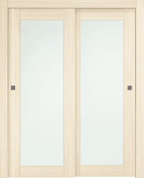 AVON 207 VETRO LOIRE ASH BYPASS DOORS BELLDINNI MODERN INTERIOR DOOR - 1
