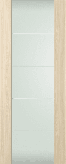 AVON 202 4H VETRO LOIRE ASH SLAB DOORS BELLDINNI MODERN INTERIOR DOOR - 1