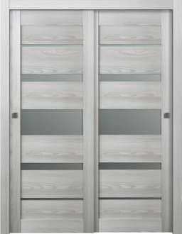 AVON 07-03 VETRO RIBEIRA ASH BYPASS BELLDINNI MODERN INTERIOR DOOR - 1