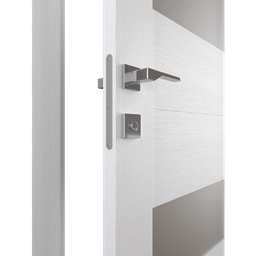BERTA VETRO BIANCO NOBLE SWING BELLDINNI MODERN INTERIOR DOOR - 4