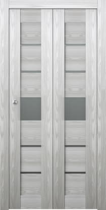AVON 07-06 VETRO RIBEIRA ASH BI-FOLD BELLDINNI MODERN INTERIOR DOOR - 1