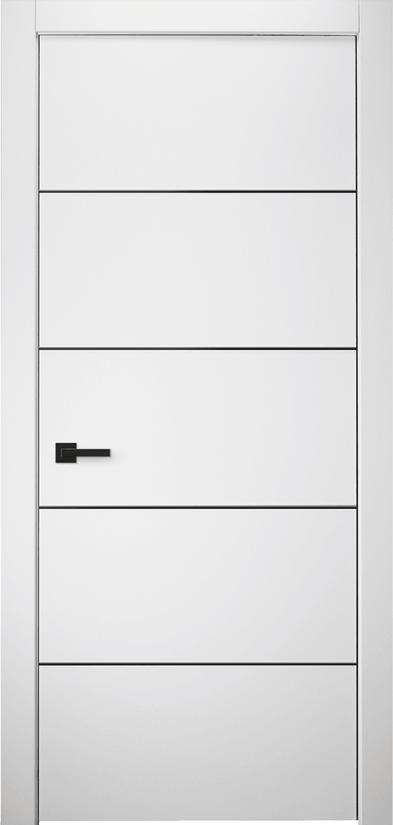 PALLADIO 4H BLACK BIANCO NOBLE SWING DOORS BELLDINNI MODERN INTERIOR DOOR