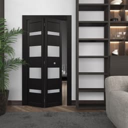 DELLA VETRO BLACK MATTE BI-FOLD BELLDINNI MODERN INTERIOR DOOR - 2