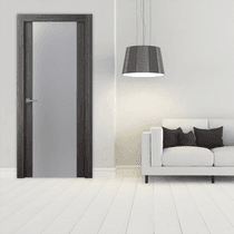 PALLADIO 202 VETRO GRAY OAK DOUBLE BELLDINNI MODERN INTERIOR DOOR - 3