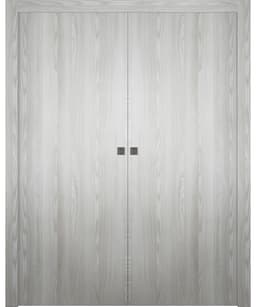 OPTIMA RIBEIRA ASH DOUBLE POCKET BELLDINNI MODERN INTERIOR DOOR - 1