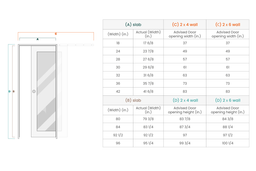 DESSA VETRO GRAY OAK POCKET BELLDINNI MODERN INTERIOR DOOR - 9