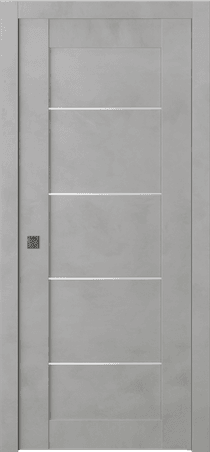 AVON 07 4H LIGHT URBAN POCKET BELLDINNI MODERN INTERIOR DOOR - 1