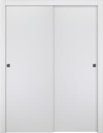 PALLADIO BIANCO NOBLE BYPASS DOORS BELLDINNI MODERN INTERIOR DOOR - 1