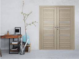 DORA VETRO SHAMBOR DOUBLE BELLDINNI MODERN INTERIOR DOOR - 2